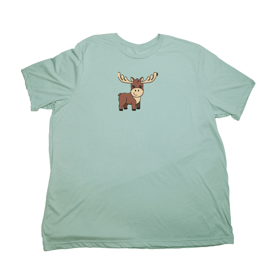 Moose Giant Shirt - Pastel Green - Giant Hoodies