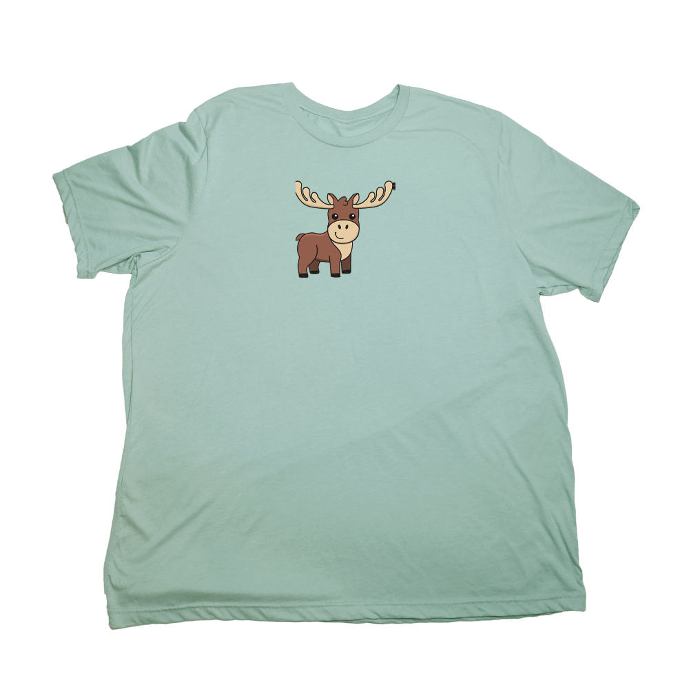 Moose Giant Shirt - Pastel Green - Giant Hoodies