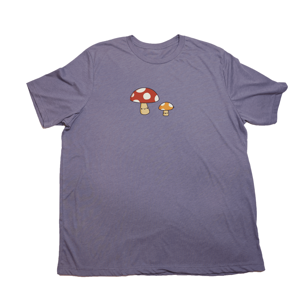 Mushrooms Giant Shirt - Heather Purple - Giant Hoodies