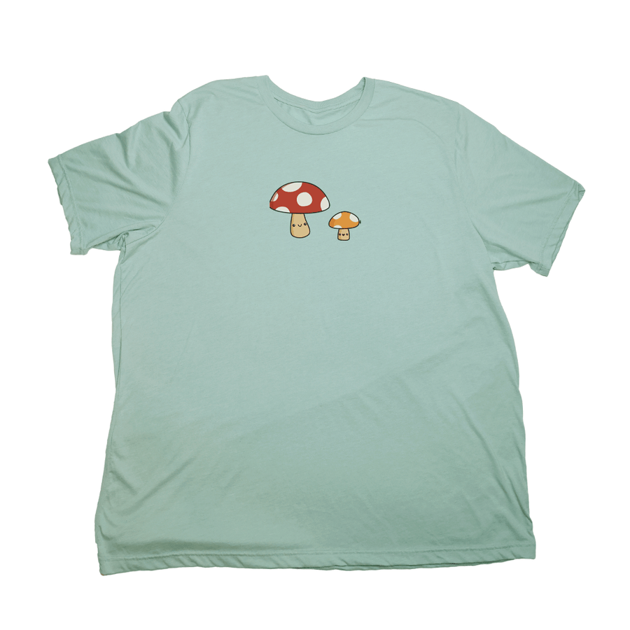 Mushrooms Giant Shirt - Pastel Green - Giant Hoodies