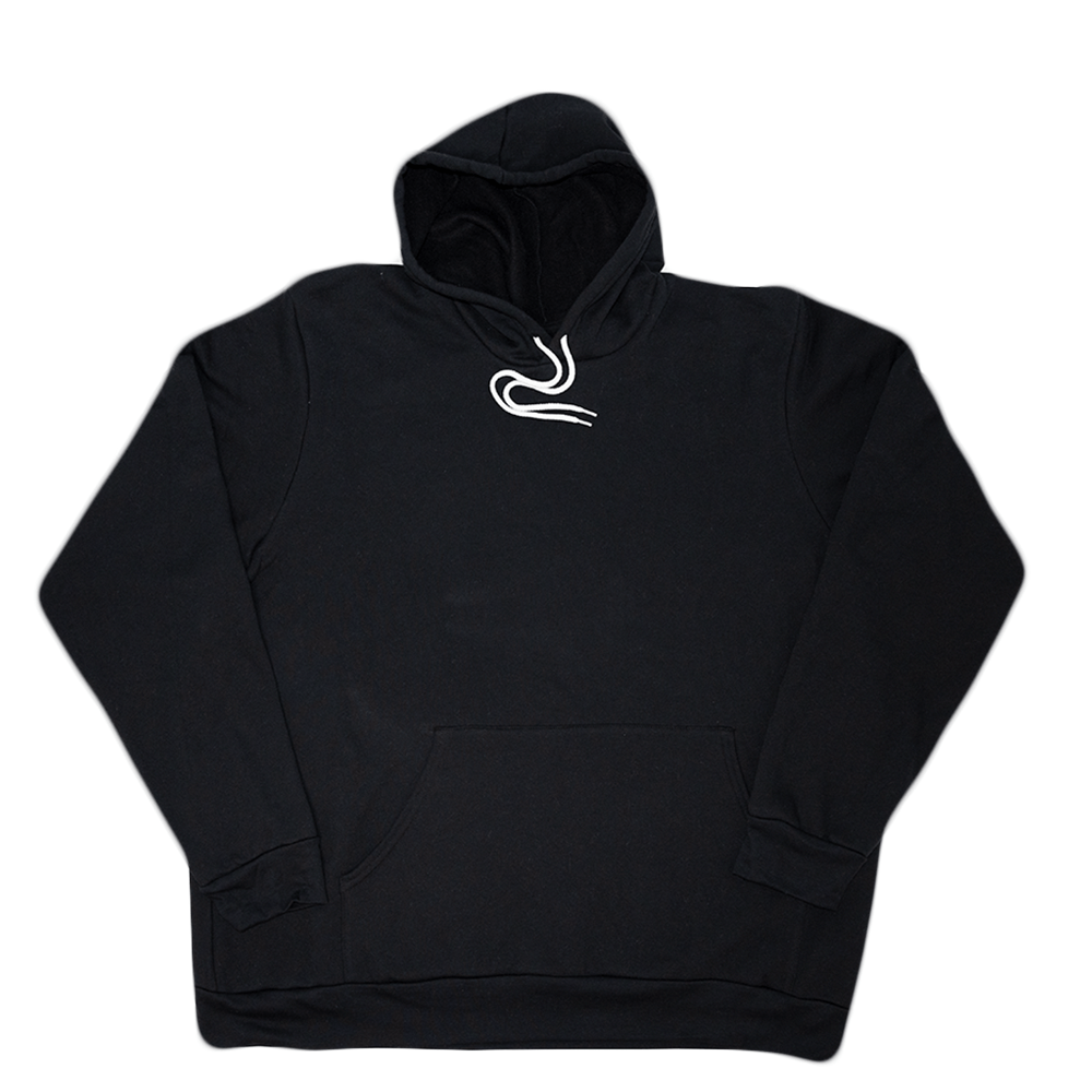 White Custom Text Giant Hoodie