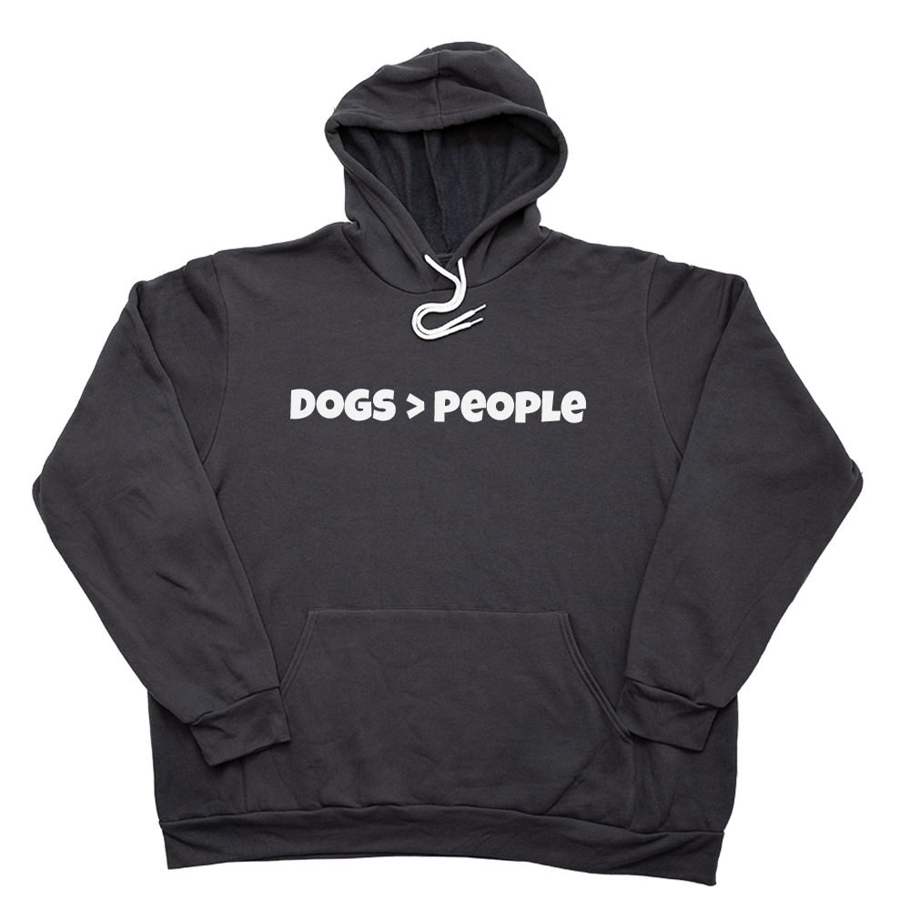 White Dogs Over People Giant Hoodie