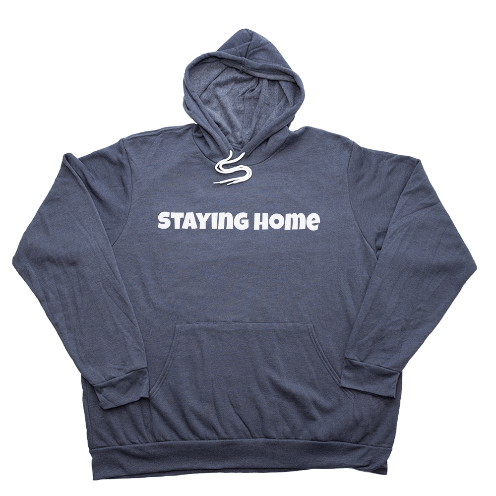 Heather Navy Staying Home Giant Hoodie