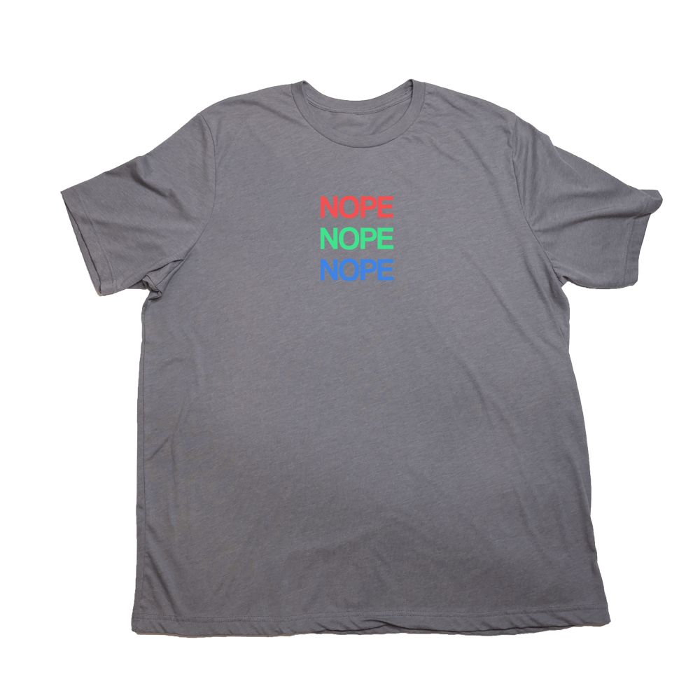 Nope Giant Shirt - Heather Storm - Giant Hoodies