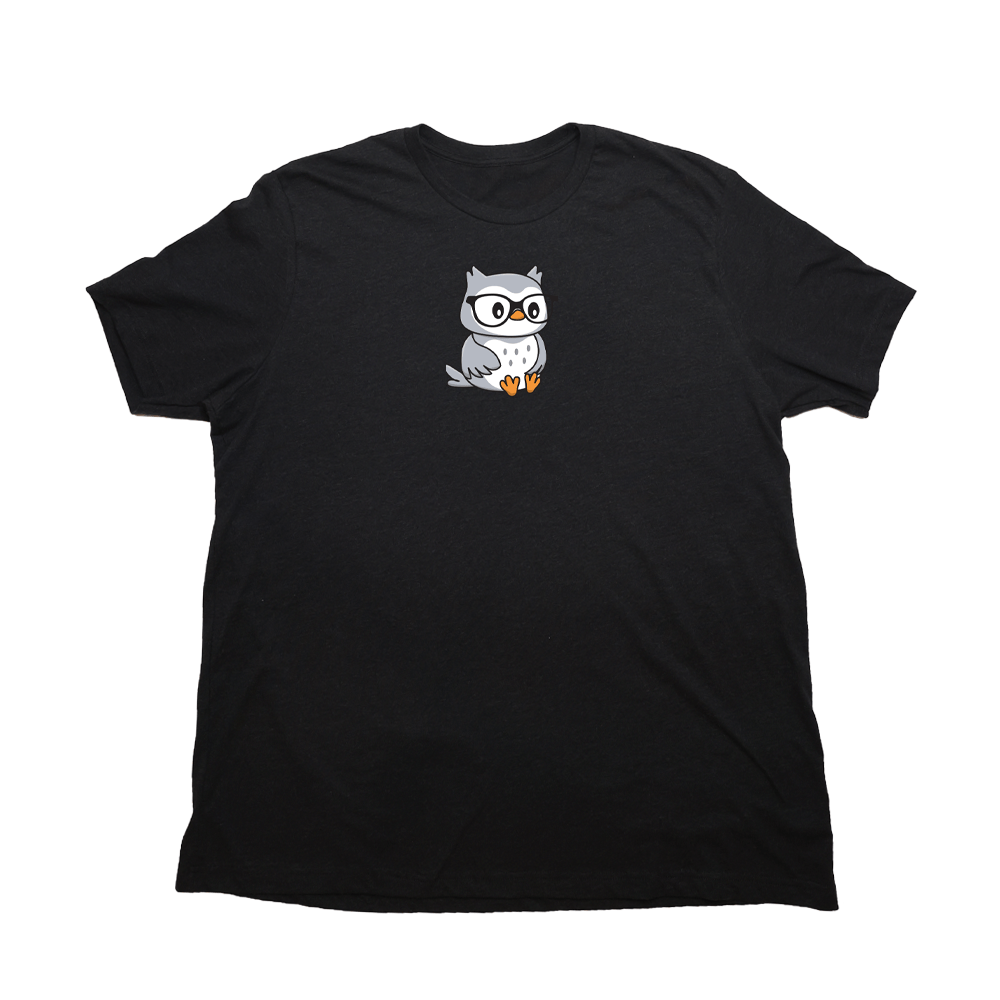 Owl Giant Shirt - Heather Black - Giant Hoodies
