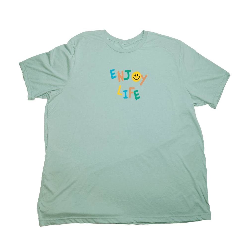 Pastel Green Enjoy Life Giant Shirt