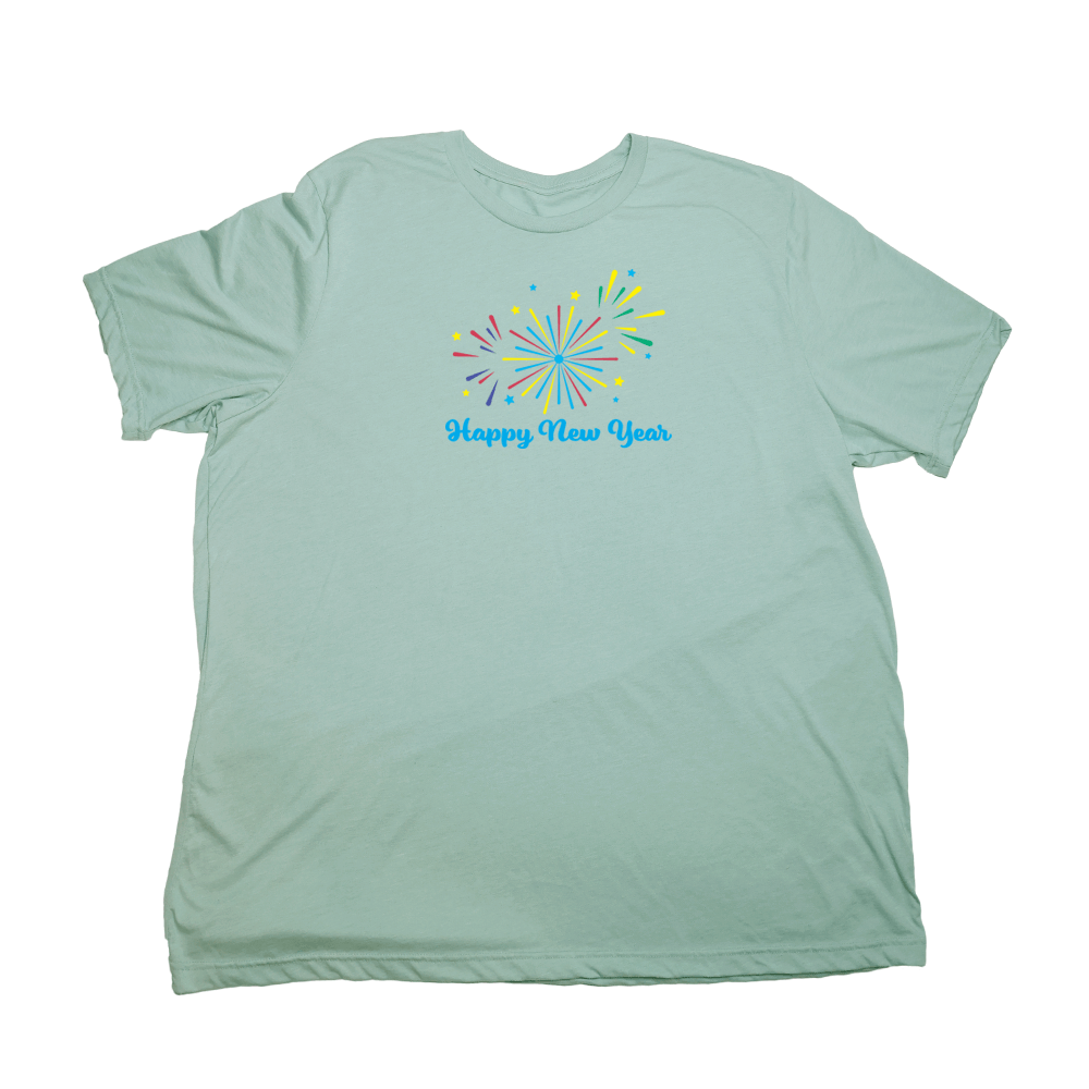 Pastel Green Happy New Year Giant Shirt