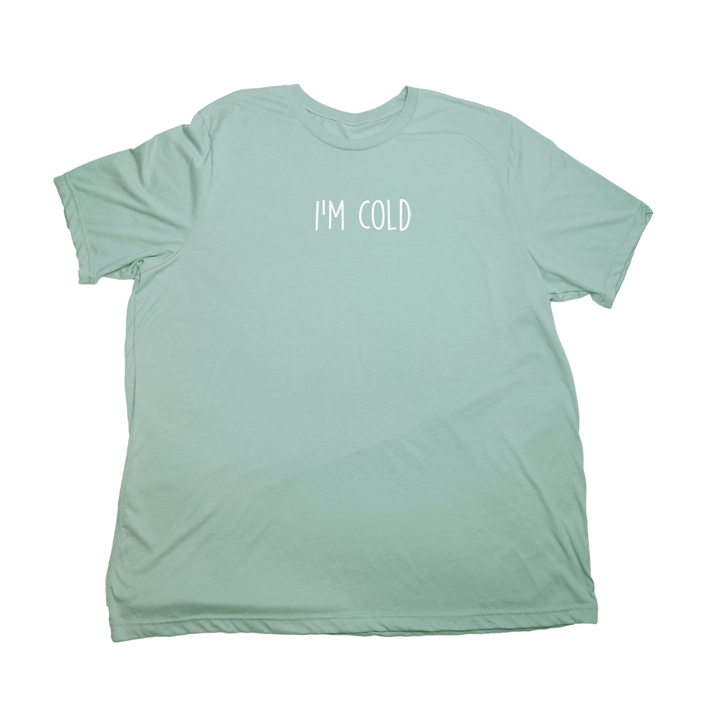 Pastel Green Im Cold Giant Shirt