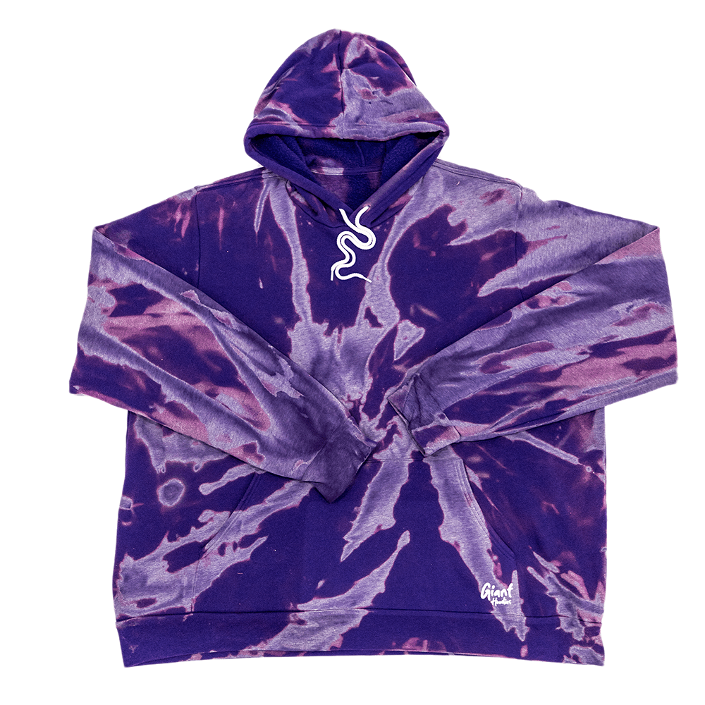 Purple Bleach Giant Hoodie - Giant Hoodies