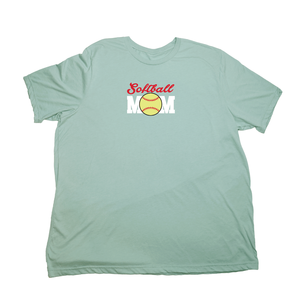 Softball Mom Giant Shirt - Pastel Green - Giant Hoodies