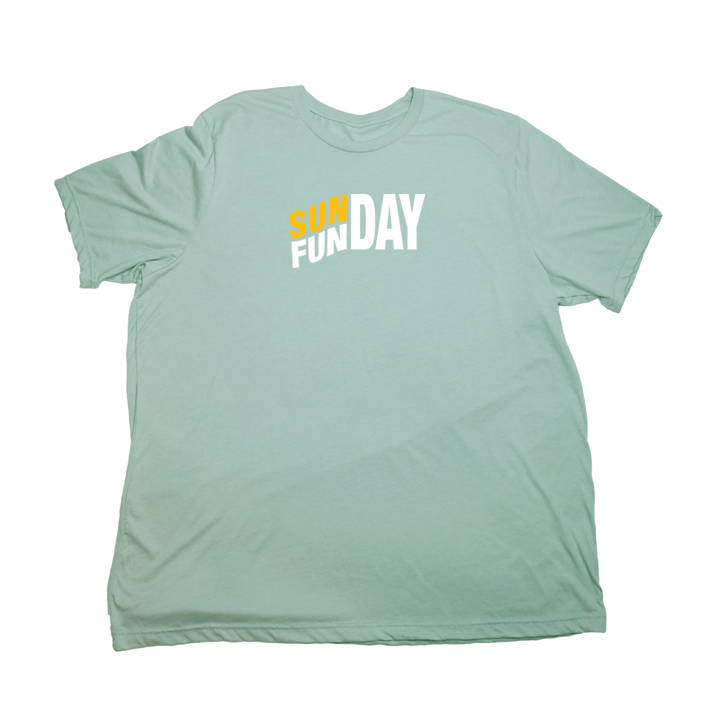 Sunday Funday Giant Shirt - Pastel Green - Giant Hoodies