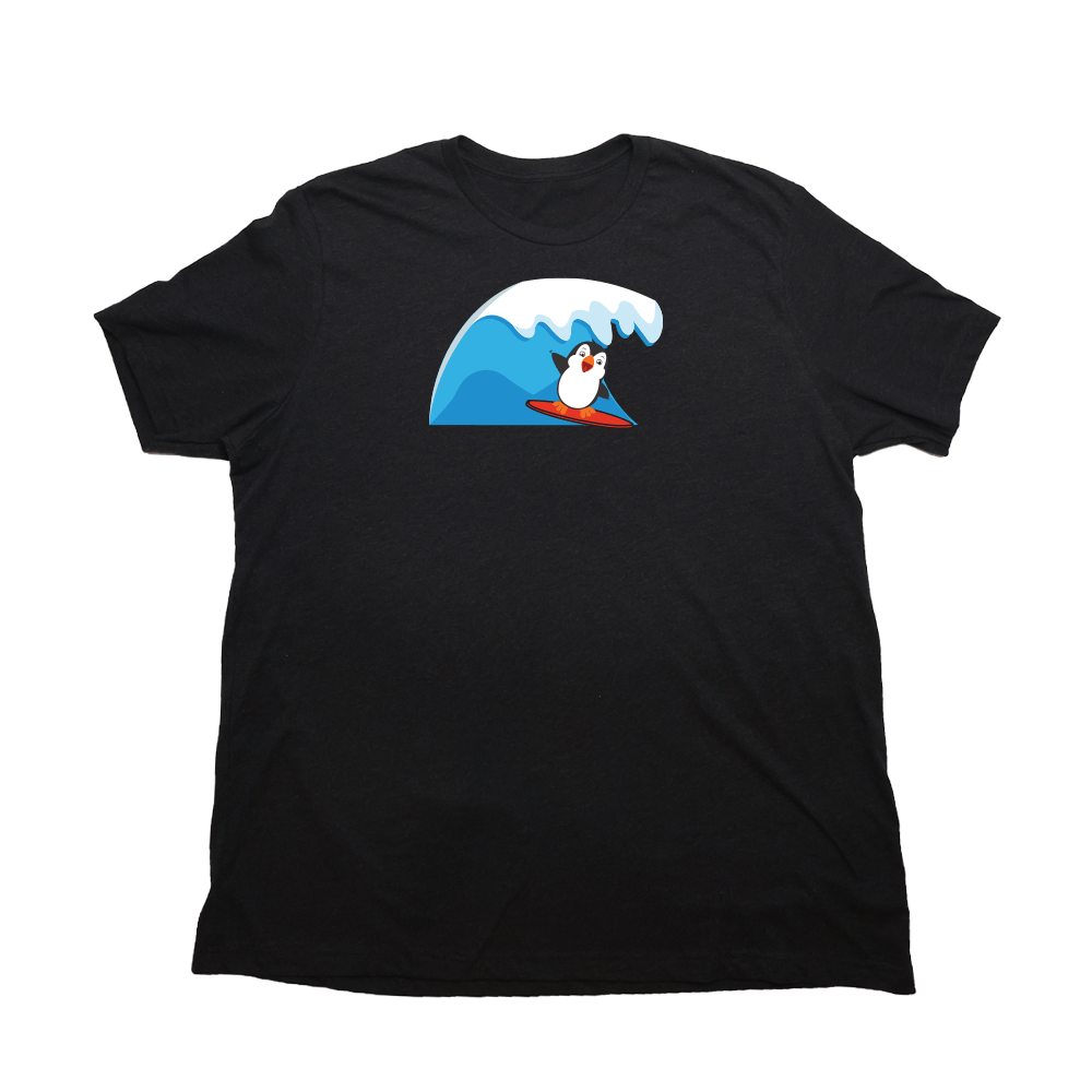 Surf Penguin Giant Shirt - Heather Black - Giant Hoodies