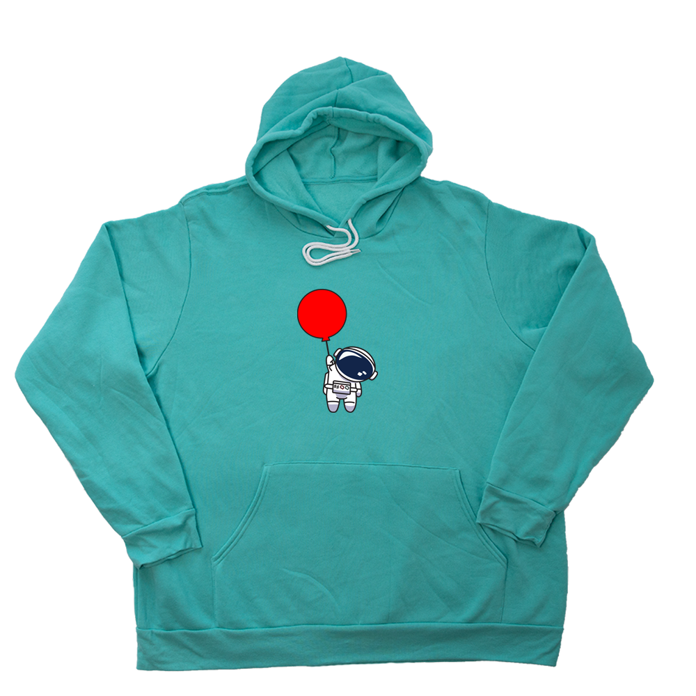 Teal Ballon Astronaut Giant Hoodie