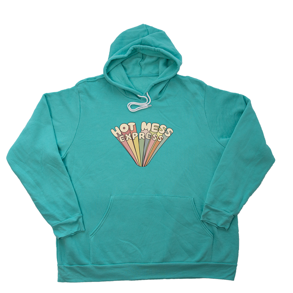 Teal Hot Mess Express Giant Hoodie