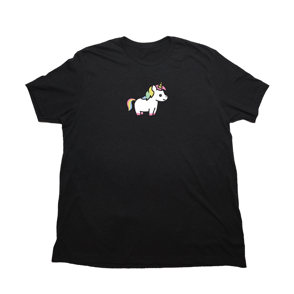 Unicorn Giant Shirt - Heather Black - Giant Hoodies