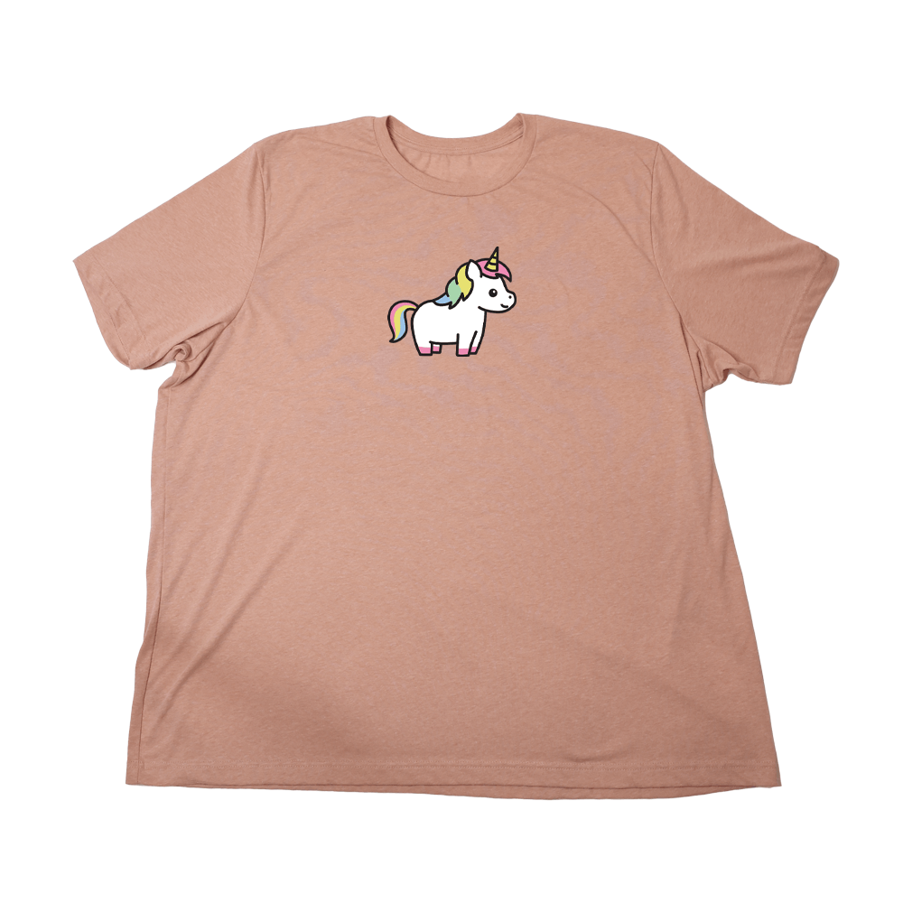 Unicorn Giant Shirt - Heather Sunset - Giant Hoodies