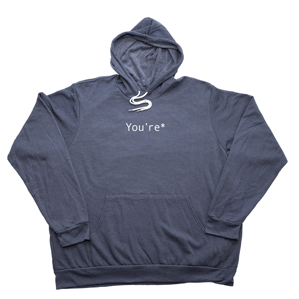 You're Giant Hoodie - Heather Navy - Giant Hoodies