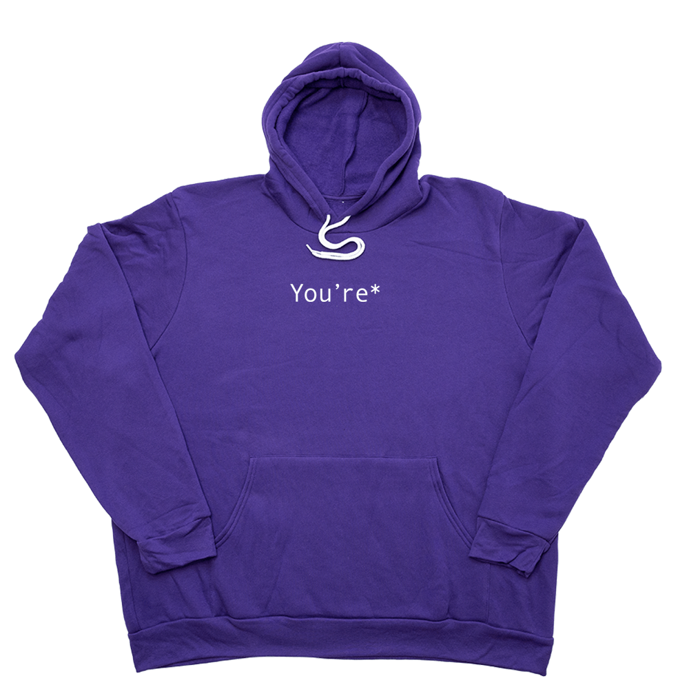You're Giant Hoodie - Purple - Giant Hoodies