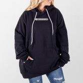 Black Airplane Mode Giant Hoodie