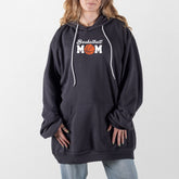 Dark Gray Basketball Mom Giant Hoodie