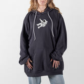 Dark Gray Falling Astronaut Giant Hoodie