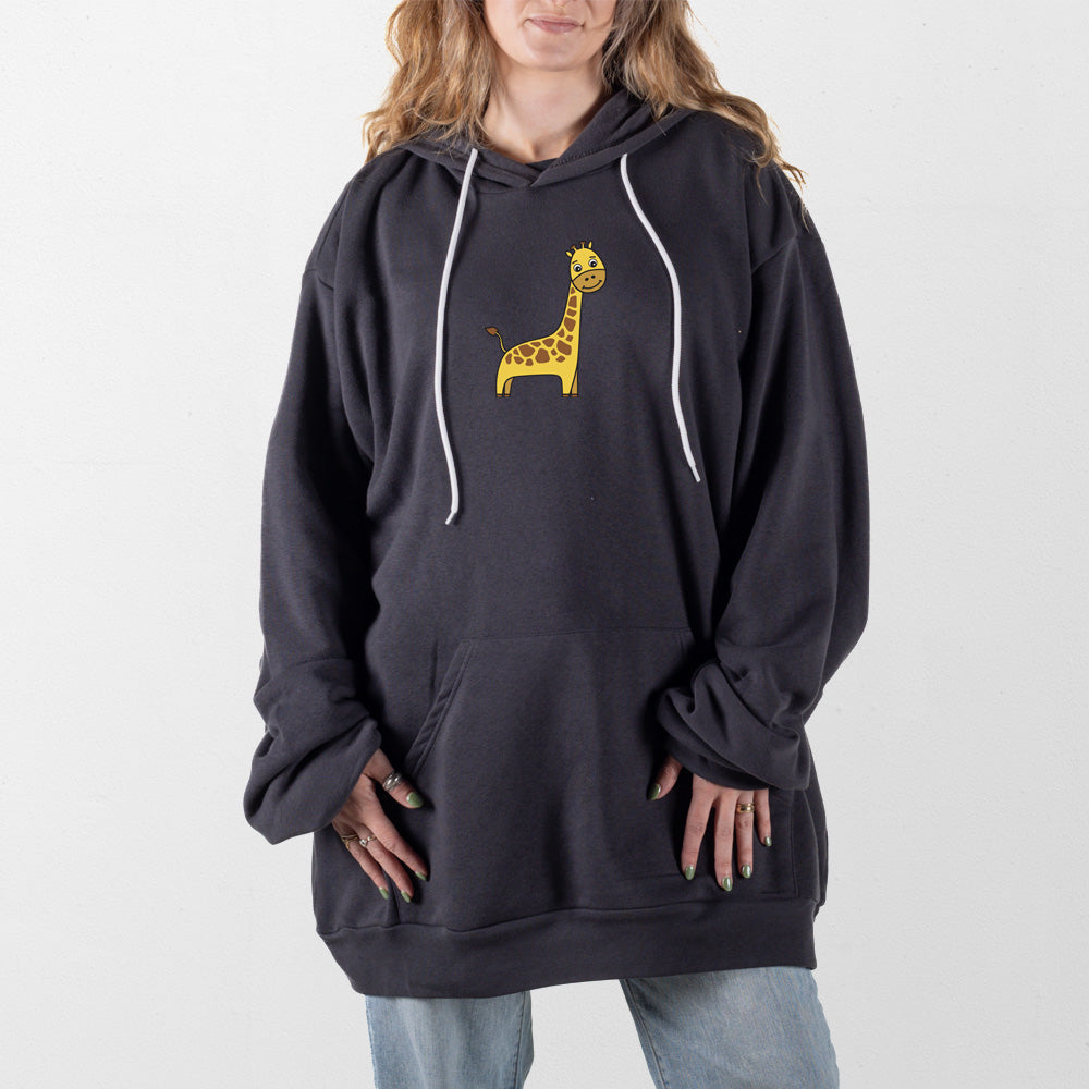 Dark Gray Giraffe Giant Hoodie