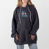 Dark Gray Live Love Teach Giant Hoodie