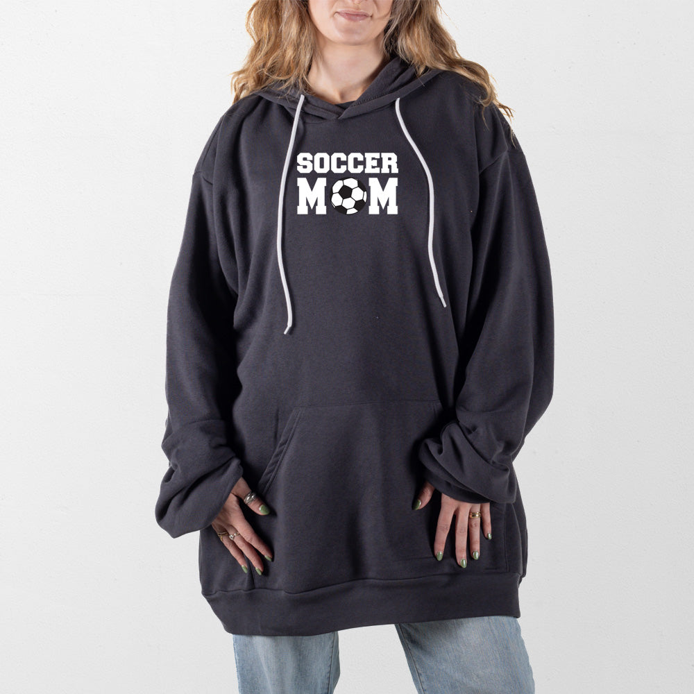 Dark Gray Soccer Mom Giant Hoodie