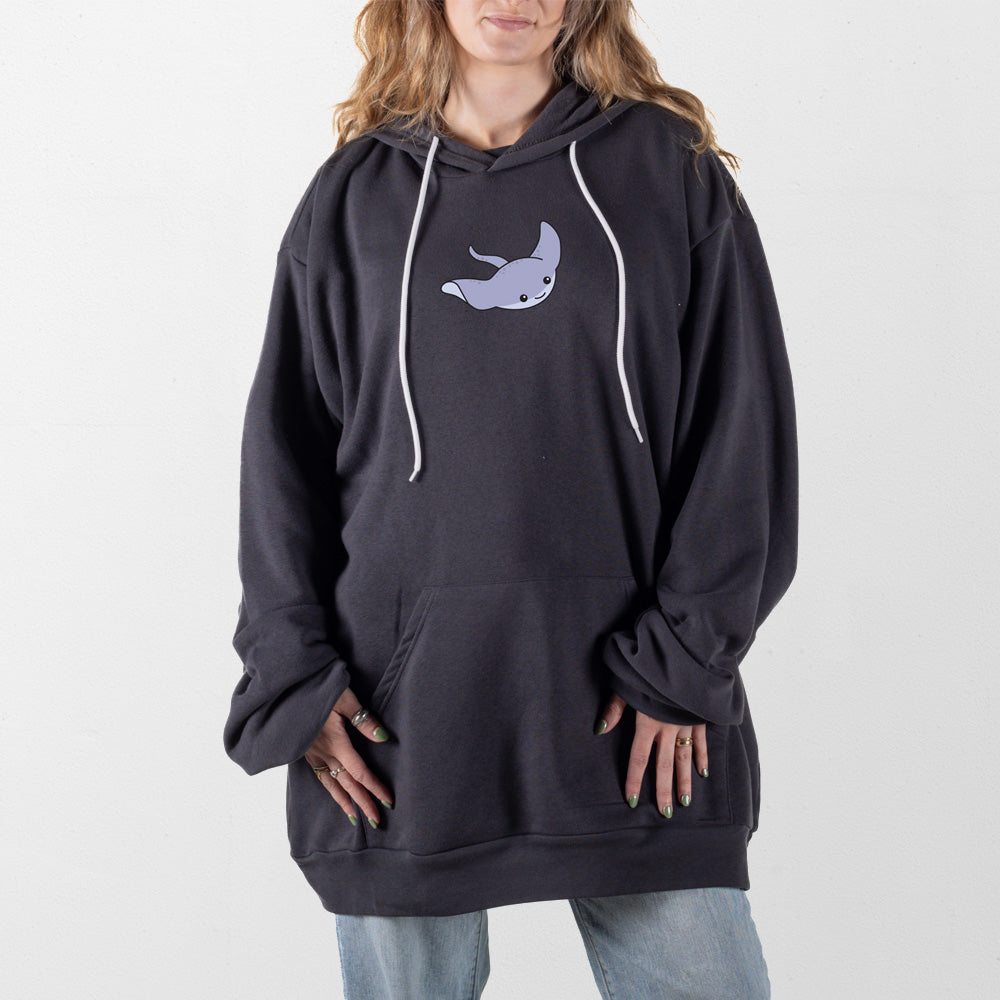 Dark Gray Stan the Stingray Giant Hoodie