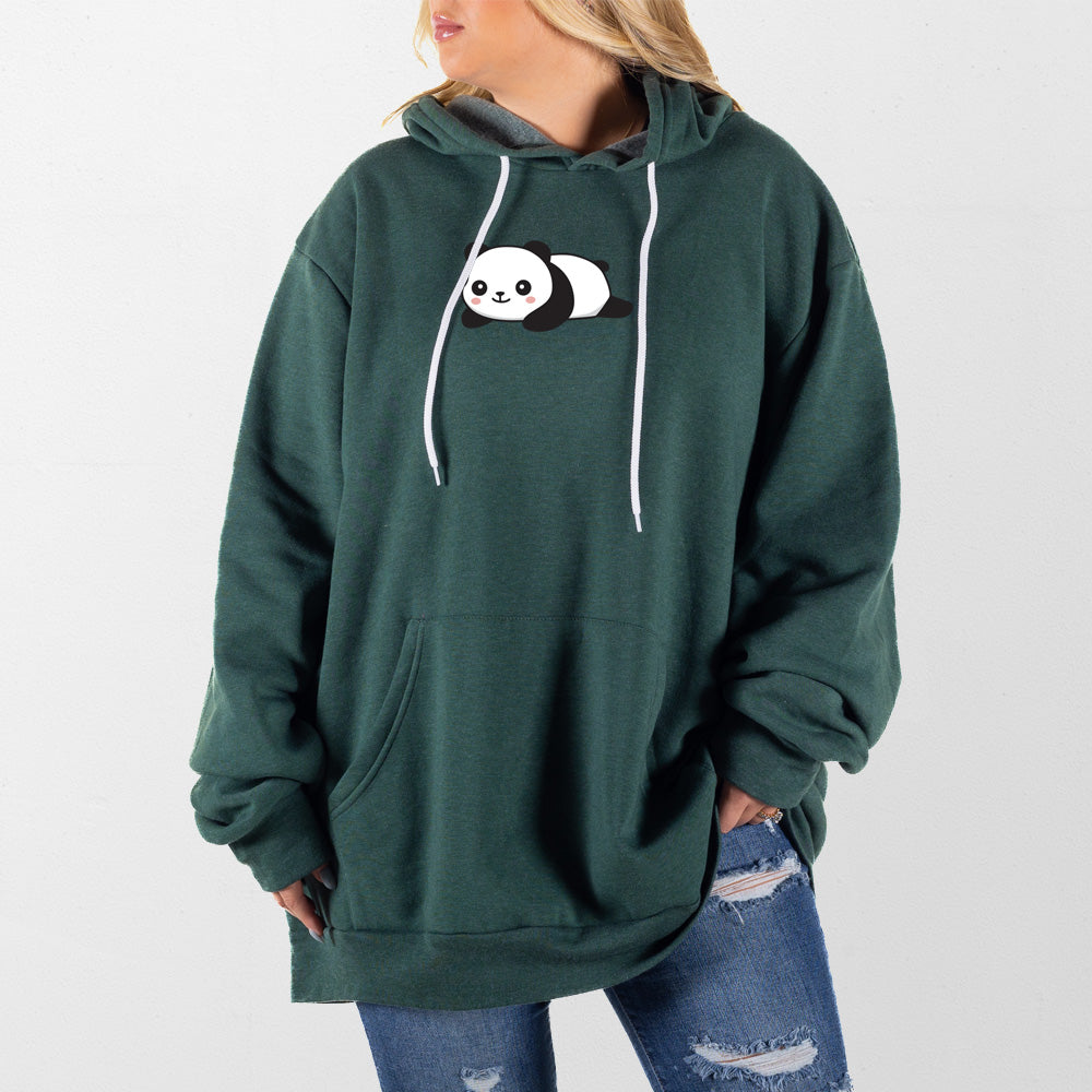 Heather Forest Baby Panda Giant Hoodie