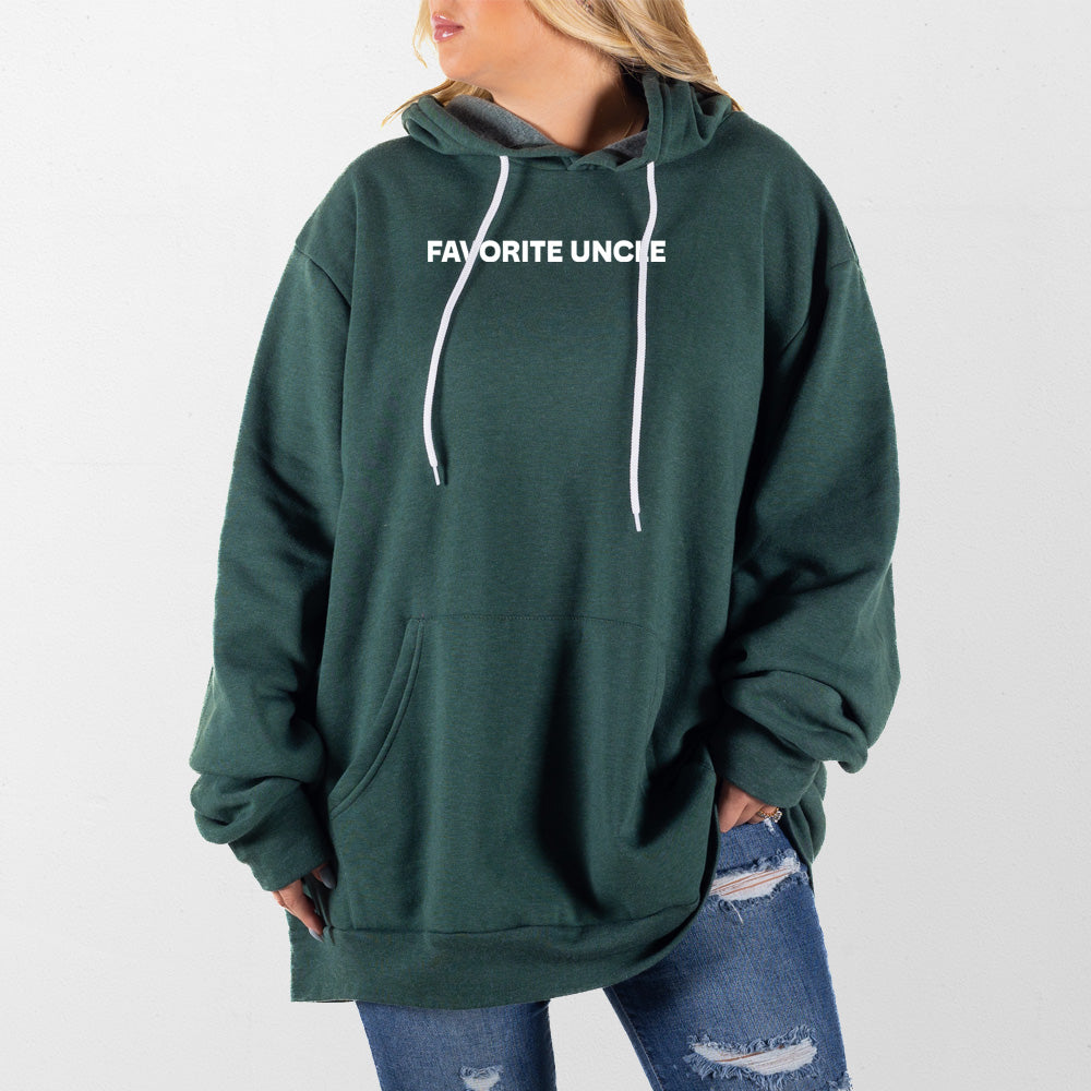 Heather Forest Favorite Uncle Giant Hoodie