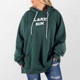 Heather Forest Lake Bum Giant Hoodie