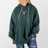 Heather Forest Moose Giant Hoodie