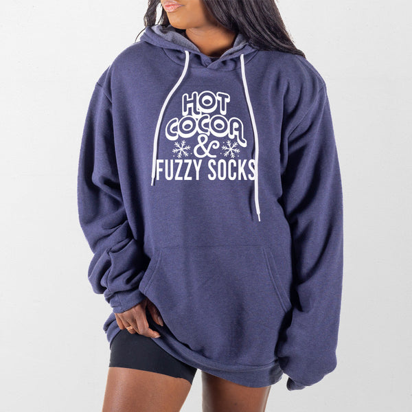 Hot Cocoa And Fuzzy Socks Giant Hoodie - Giant Hoodies