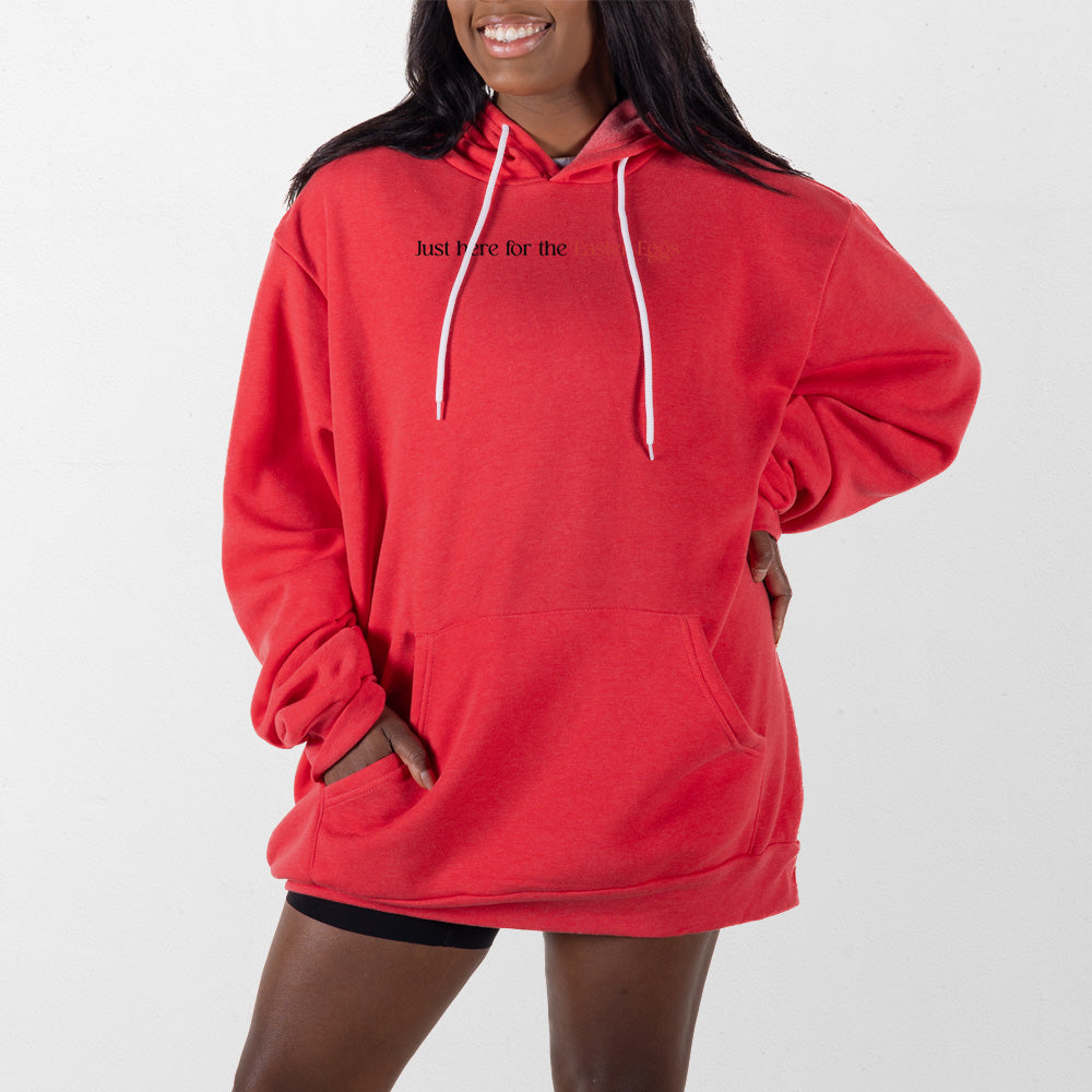 Heather Red Easter Eggs Giant Hoodie