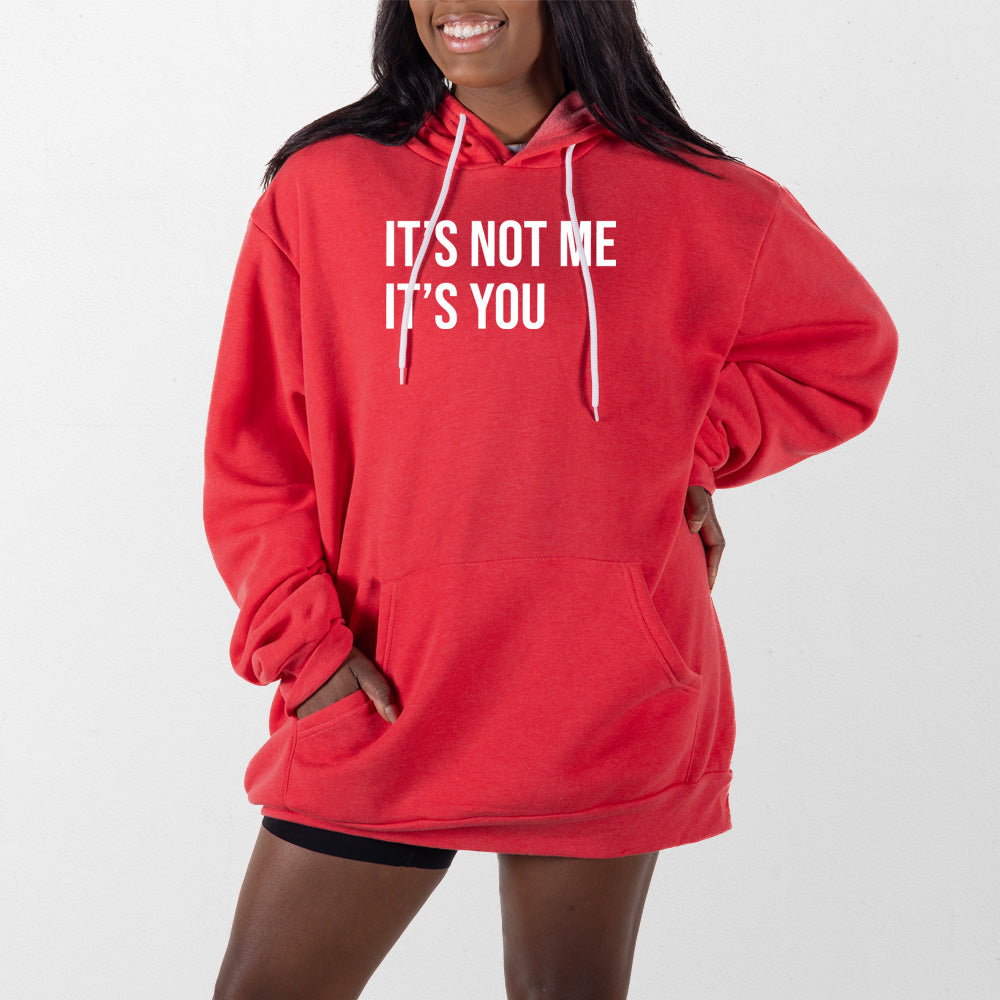 Heather Red Its Not Me Its You Giant Hoodie