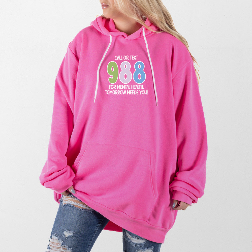 Hot Pink 988 Giant Hoodie