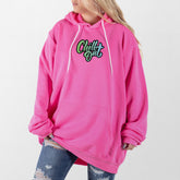 Hot Pink Chill Out Giant Hoodie