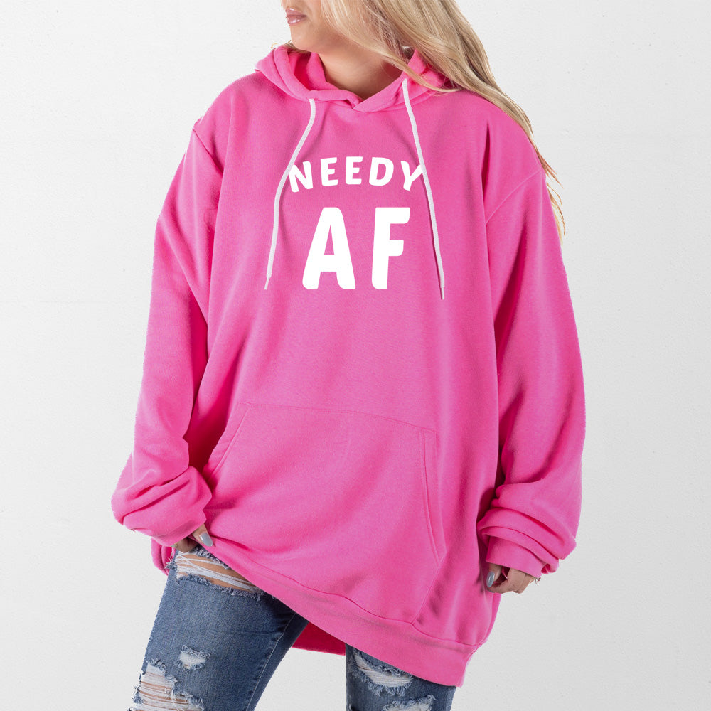 Hot Pink Needy AF Giant Hoodie