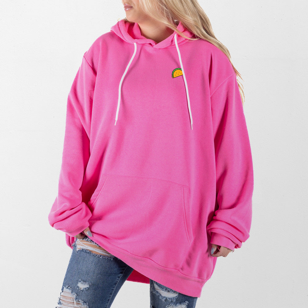 Hot Pink Taco Pocket Giant Hoodie