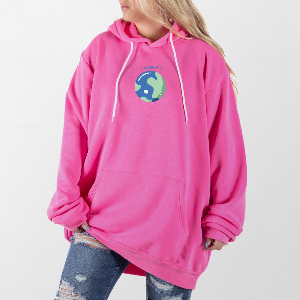 Hot Pink World Giant Hoodie