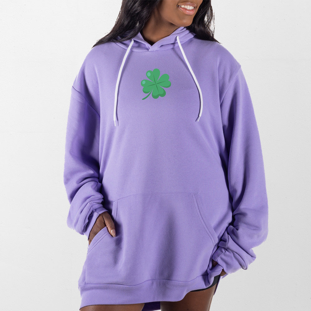 Lavender 4 Leaf Clover Giant Hoodie