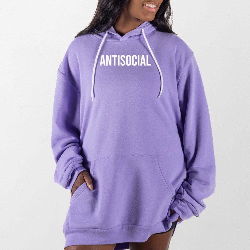 Lavender Antisocial Giant Hoodie