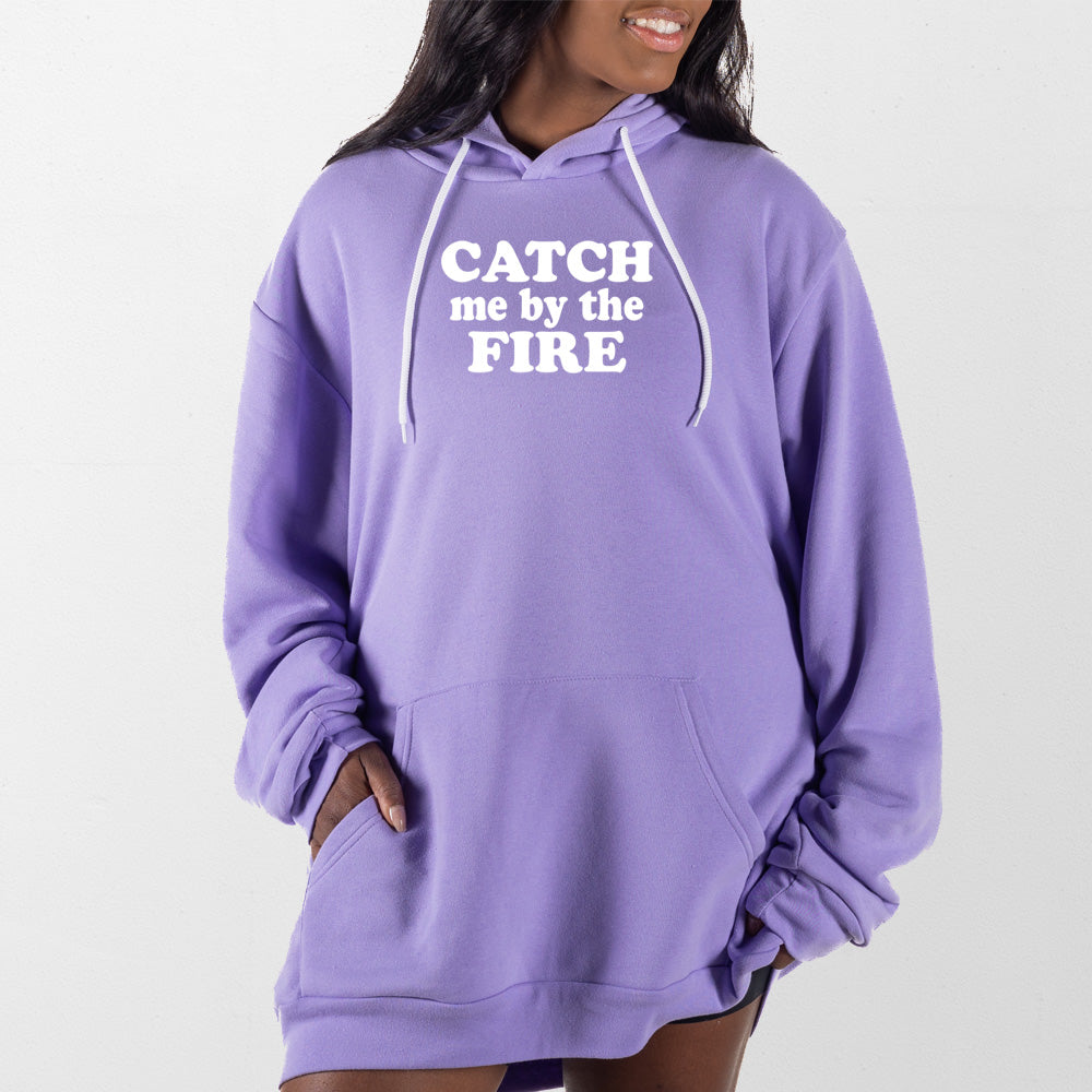 Lavender Catch Me By The Fire Giant Hoodie