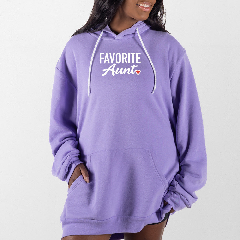 Lavender Favorite Aunt Giant Hoodie