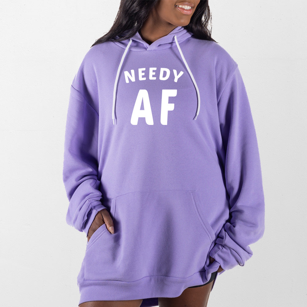 Lavender Needy AF Giant Hoodie