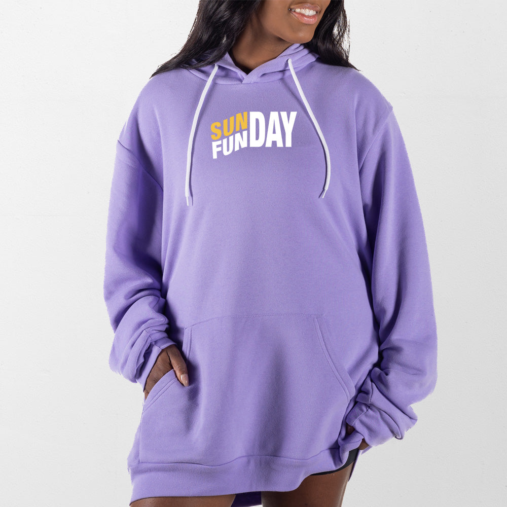 Lavender Sunday Funday Giant Hoodie