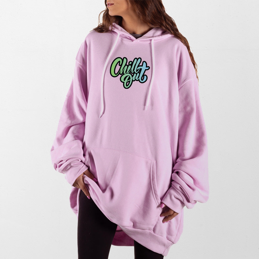 Light Pink Chill Out Giant Hoodie