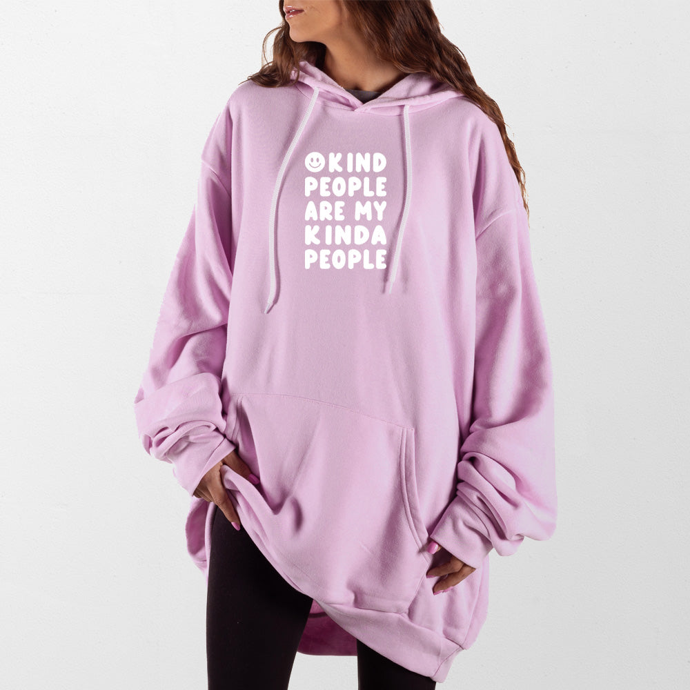 Light Pink Kind People Giant Hoodie