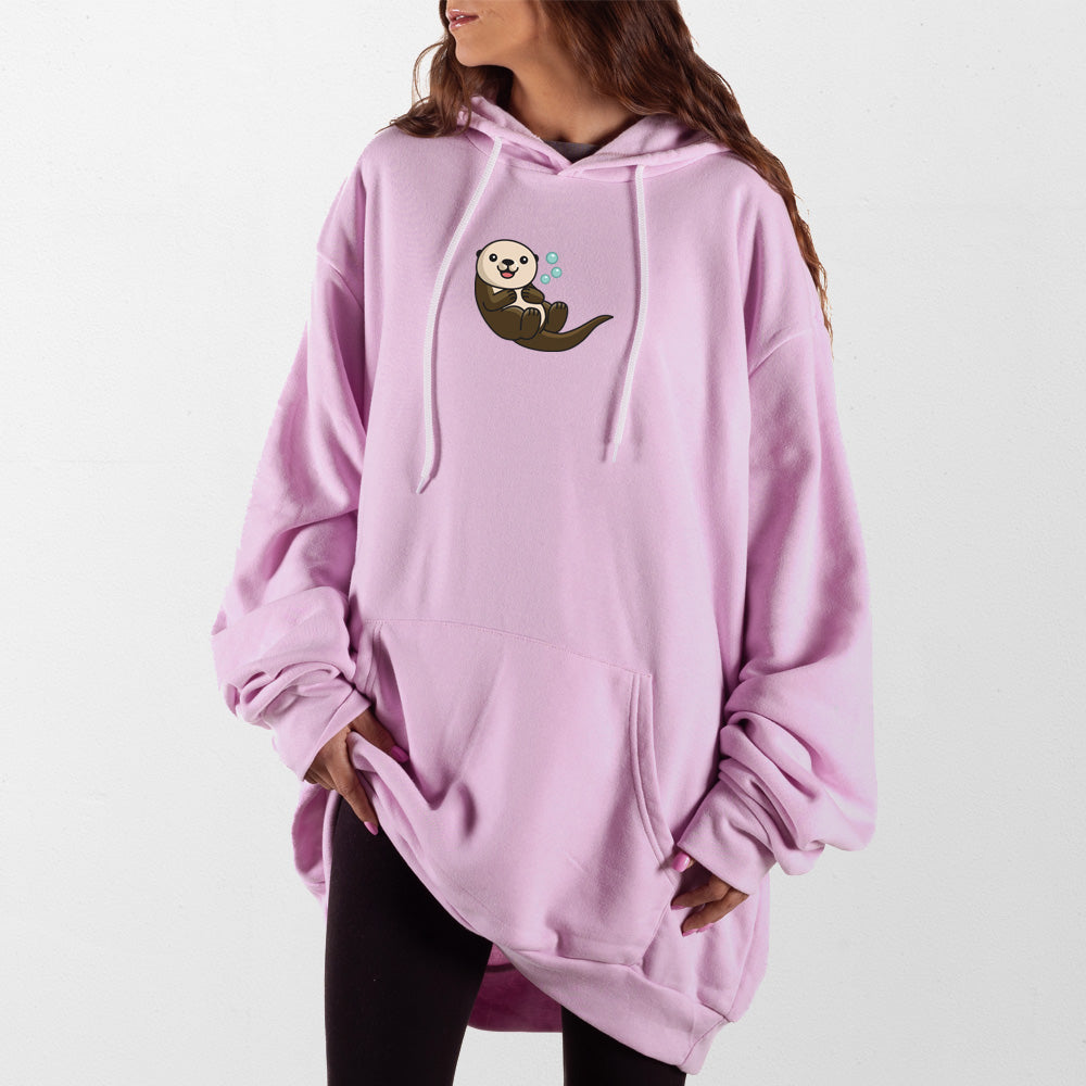 Light Pink Otter Giant Hoodie